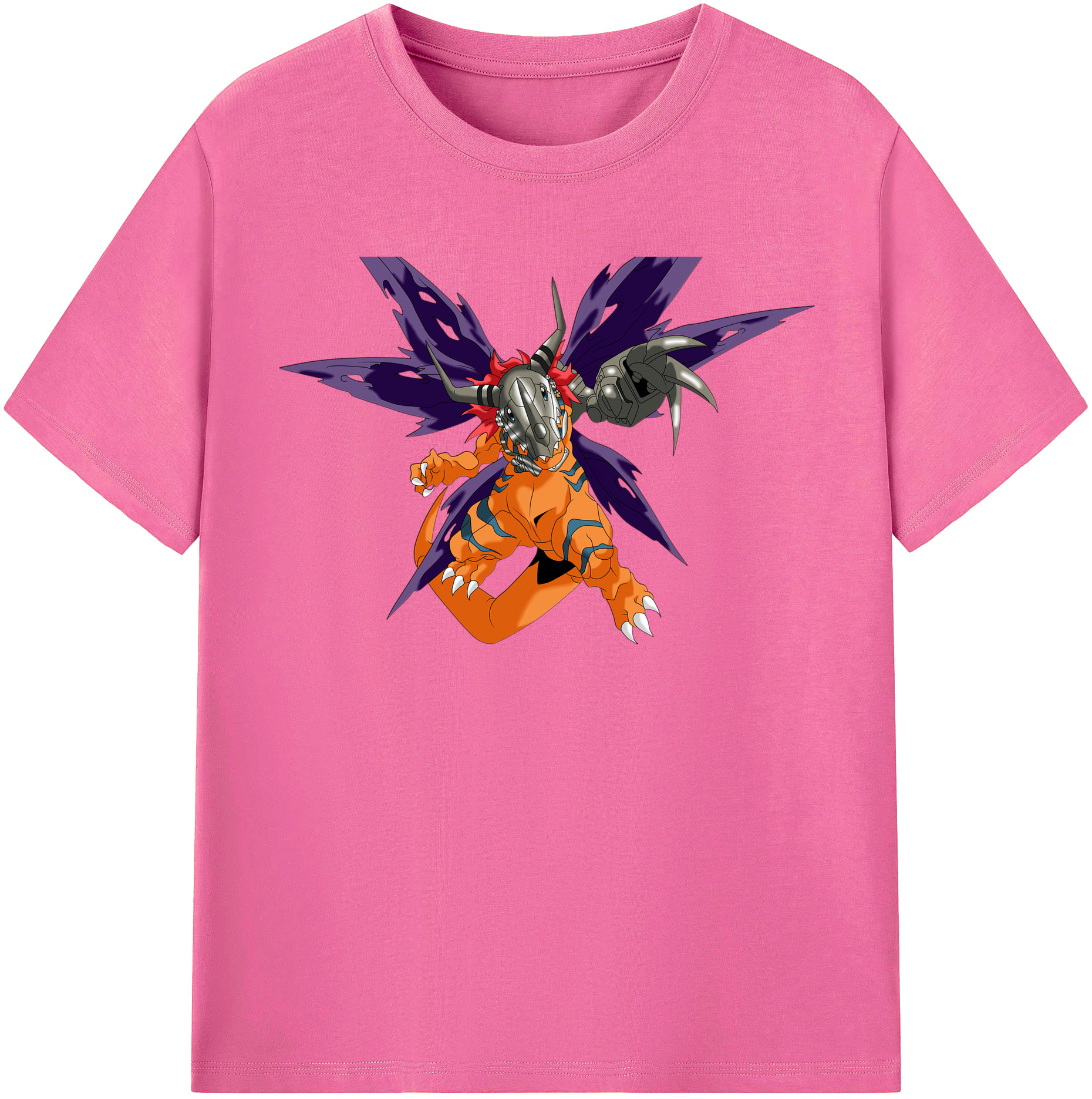 （画像用） Digimon デジタルモンスター/デジモン レディースカジュアルプリントTシャツ（綿100％）
